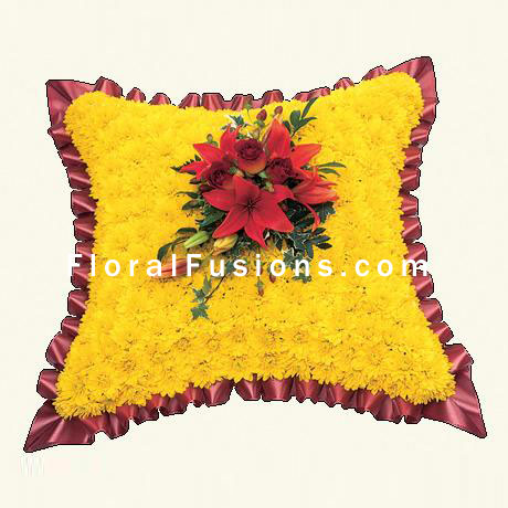Yellow-Red-Cushion
