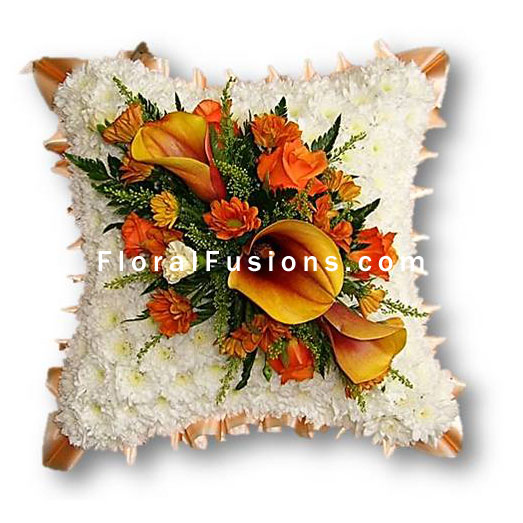 funeral_White_Orange_Cushion1
