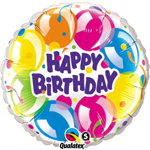 18 Inch Birthday Sparkling Balloons Foil