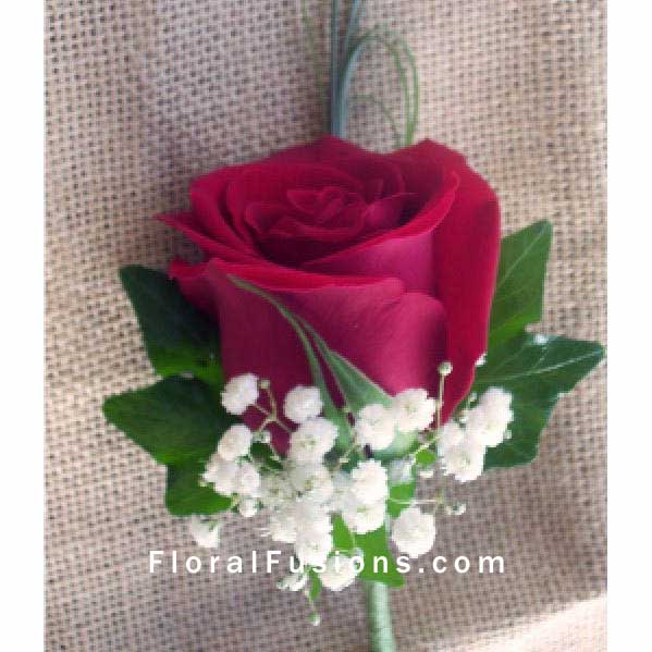 Single-Red-Rose-Boutonniere